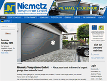 Tablet Screenshot of niemetz.de
